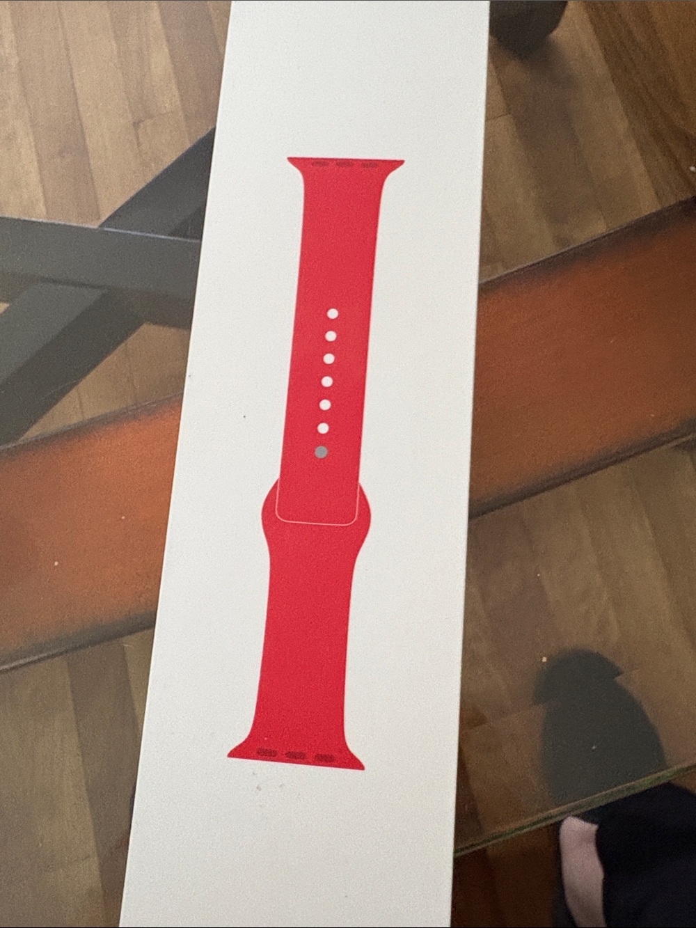 Apple Red Silicone Watch Band